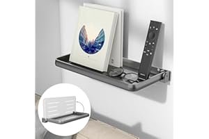 Safoner Étagère Murale Pliable en Aluminium pour Camping-Car - L'accessoire Indispensable pour l'organisation intérieure - Rangement Flottant Polyvalent et Peu encombrant