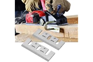 TBEST Er... Makita Wendemesser 82Mm... Makita1900B... Fer Rabot 82Mm... Lame Rabot Hitachi 82Mm... Lame Rabot Makita A Pair Hss Woodworking Manual Electric Planer Replacement Blade For