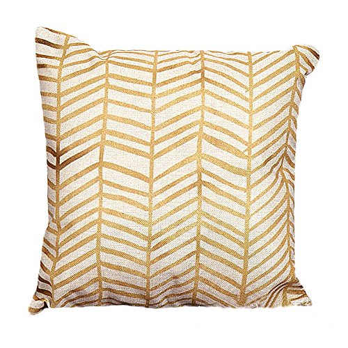 Ruimin Bronzing Gold Printed Pillow Cover Decorative Soft