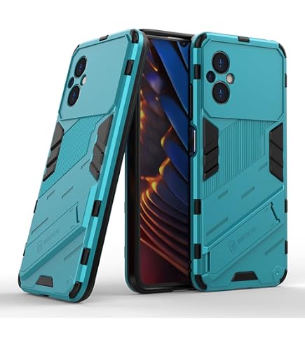 Cover Per Xiaomi Poco M5 / M4 5G - SEAHAI Custodia In Vetro Sfumato E TPU - Rosa E Blu - Ultra Sottile, Antigraffio, Supporta Ricarica Wireless