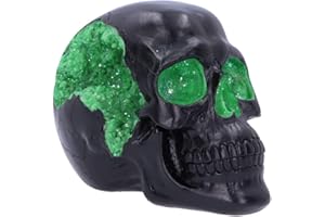 Nemesis Now Geode - Statuetta a forma di teschio gotico, in poliresina, taglia unica