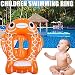 Produktbild Sunnyushine Baby-Schwimmen-Floss mit Sitz verdickte kleine Fisch-geformte aufblasbare Sitzschwimmring-Swimmingpool-Spielwaren für 3 Monate bis 6 Jahre alte Kinder