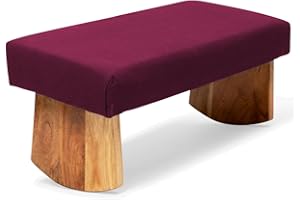 WATERGLIDER INTERNATIONAL Meditationsbank, Akazienholz, Burgunderrot