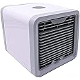 Arctic Air Personal Space Cooler,Portable Air Conditioner,Humidifier and Purifier,Desktop Cooling Fan with 3 Speeds and 7 Colors LED Night Light for Office Home Outdoor Travel, USB Charging Supported