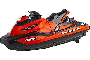 Ninco - Trexx, Jet Ski Spectaculaire Equipé de 2 Moteurs, Emetteur Technologie 2.4Ghz, Batterie Li-ION 3,7V et 500mAh, Mesures : 24,5 x 22 x 9 cm, A partir de 6 Ans (NH99038)