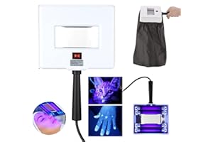 HKJPLVF Woods Lamp Skin Analyzer, Professional Facial Magnifying Analyzer, Beauty Salon Spa Facial Skin Care Analyzer, Magnification Times: 3 Times, Also for Dog/Cat Care, Antique Authentication