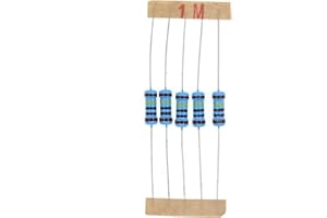 HUABAN 100 Pièces 1 Watts 1W 1M Ohm 1% Résistance à film métallique