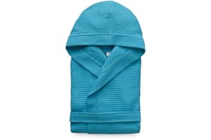 Morbidissimi Accappatoio Bambino/Ragazzo Nido d‘Ape 4 a 16 Anni Z055 4-6 Anni Turchese