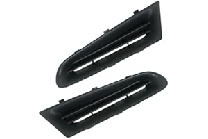 Twowinds - Rejilla Parachoques 7701208684 Compatible con Renault Clio 3 (2005-2014) - Delantero Izquierdo y Derecho (ambos lados) - (2 unidades)