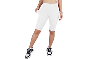 JOPHY & CO. Donna Leggings sopra Il Ginocchio Corti Elasticizzati Pantaloncini sotto Vestiti (cod. 9821)