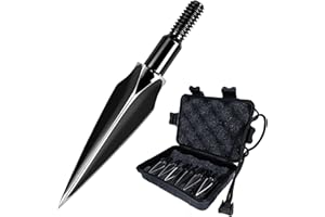 biubiusot 12Pcs Jagdspitzen Pfeilspitzen Klassische Tradition Breitköpfe 100/125 Kornjagd Pfeilspitzen Compound Bogen