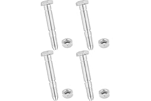 lasuroa 4 Paquets 51001500 Boulons et Écrous de Cisaillement pour Souffleuse à Neige, Écrous de Cisaillement Boulons de Cisaillement pour Souffleuse à Neige pour Ariens Pièces de Souffleuse à Neige