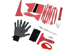 BeiLan Car Vinyl Wrap Tool Window Tint Kit,Wrap Stick Micro Mini Squeegee Set for Auto Film Tinting Scraper Application Installation