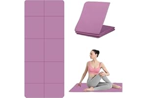 WINDFROMORT Tapis Yoga - Tapis Pilates Pliable - Yoga Mat TPE - Tapis De Sport 183x61cm - 5mm Épais Tapis Yoga Voyage Pour Gym Et Voyage