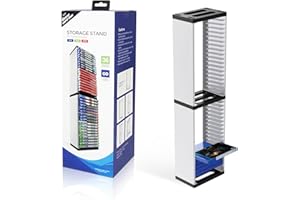 AICHILRA Video Spiel Disc Regal, Game Disc Box Lagerregalhalter, Game Disc Box Storage Rack Holder für PS5, Storage Regal halten 36pcs Game Discs
