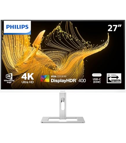 Dell 27 Plus USB-C Monitor - S2725QC, 4K UHD (3840x2160), 120Hz