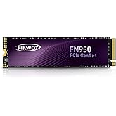 Fikwot FN950 2TB M.2 PCIe Gen4 Unità interna a stato solido da con adesivo di raffreddamento in grafene - Fino a 4800MB/s, Ca