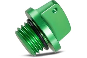 NLLeZ 1pc CNC Öleinfüllschraube Stecker for Kawasaki Z650 Z800 Z900RS Z1000 ER4N ER6F ER6N Ninja 400 600 650 1000 VERSYS 650 1000 ZXR750 / R (Farbe : Grün)