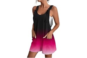 YOLIMOK 2023 Monos Corto Mujer Verano Elegante Mono de Mujer Petos Largo Monos de Vestir Talla Grande Peto Sin Mangas Monos Cortos Color Sólido Pantalones Anchos de Rectos Playsuit Fiesta de Noche 4XL