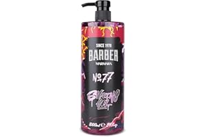 BARBER MARMARA Żel do golenia dla mężczyzn nr 77 – żel do golenia przezroczysty 1000 ml – precyzyjne golenie konturów brody – nie pieni się – chłodzi skórę – z dozownikiem – pielęgnacja brody