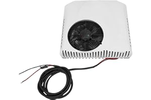 OMGGYER Ultradünne 12V Inverter Dachklimaanlage, leise Elektrische Automotive Split Klimaanlage AC Einheit mit Heiz- und Kühlung, Universelle Passform für Wohnmobil, Wohnwagen, Camping, LKW & Transporter