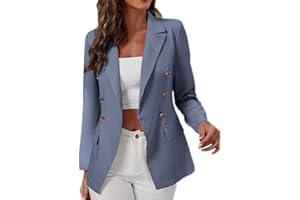NUSGEAR 2022 Chaqueta traje Mujer Elegante Blazer Cárdigan Traje Moda Fiesta color sólido botón Rompevientos Ropa Mujer oficina Casual Rebeca Sudadera Slim Fit Outwear clásic Abrigo Capa Parka Tops