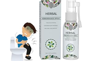 BPLOAR Herbal Hemorrhoid Spray Protection Contre Les Hémorroïdes, Soulage Les Démangeaisons, Les Brûlures Et L'inconfort, Naturel, Végétalien Et Sans Cruauté