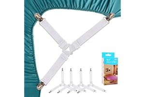 Felly Klipsy do prześcieradła, 4 sztuki, trójkątne paski do prześcieradła, zestaw 3 sposobów, narożne szelki do materaca, uchwyty