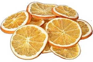 RILOSTORE 50 discos de naranja para decoración de naranjas secas, material natural, decoración de otoño, decoración navideña, frutas, naranjas, discos decorativos, Navidad, manualidades