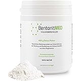 Bentonit MED Premium Montmorillonit, ultrafeines Detox-Pulver 400g, Medizinprodukt, Apothekenqualität, Darmreinigung, Schwerm