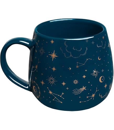 Something Different Wholesale Bicchiere Da Vino Senza Stelo Dark Forest - Design Con Funghi, Falene E Stelle - Vetro Artistico - 2