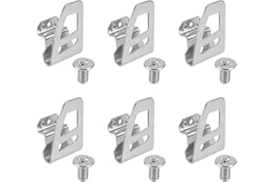 TINOALY 6stk Gürtelclip Haken, 42-70-2653 Metall Elektrischer Bohrer-Gürtelclip mit Schrauben Bohrer-Gürtelhaken Kompatibel mit M18-Kraftstoffwerkzeug 2604-20 2604-22 2604-22CT 2797-22 2804-20