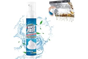 GANBARO Bubble Cleaner Foam Spray, Kitchen Cleaner, Foaming Heavy Oil Stain Cleaner, Powerful Stain Removing Foam Cleaner, Grease Stain Removal, All Purpose Kitchen Bubble Cleaner,for Kitchen