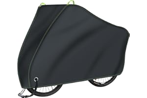 HOMOTO Housse velo imperméable en tissu Oxford 500D pour garage à bache vélo extérieur 200 x 110 x 70 cm Protection Universelle pour Vélo, Scooter, Moto, Velo Electrique