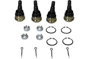 QISUO Conjunto de rótulas, Juego de Juntas de Bola Superior e Inferior de 4 Piezas de Repuesto para Polaris Predator 500 2003-2007 HI3233BJ132JB