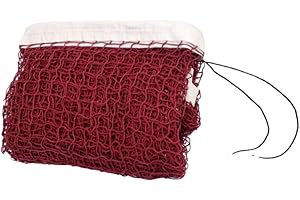 TOOLOFLIFE 6M Tennis Badminton Net, Volleyball Portable Professional Training Standards Nylon Foldable Outdoor Sports Garden Net