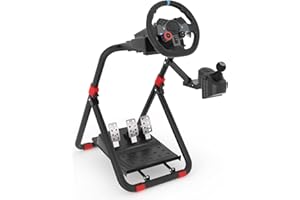 DIWANGUS Steering Wheel Stand Adjustable Racing Steering Wheel Stand Suitable for Logitech G920 G29 G923 Thrustmaster T248X T248 T300 T150 458 TX PS5 PS4 PC Xbox