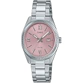 Casio LTP1302DD-4A1V Kadın Standart Paslanmaz &Ccedil;elik Pembe Kadran Analog Saat, Pembe