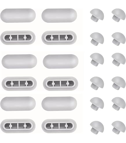 Paracolpi Rettangolari Per Water - Set Di 4 Pezzi Bianchi - Foto 12