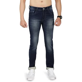 Buy VOTICO Regular Fit Men's Jeans Navy 