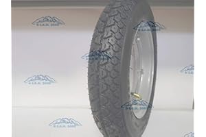 AER MOTO SPARE PARTS Par de 2 ruedas completas montadas para Vespa PX 125 150 200 con: 2 llantas, 2 neumáticos Michelin S83 DOT 2019, tamaño 3,50 R10, 2 cámaras de aire.