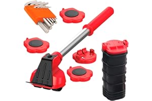 HYDROGELIX Elevador de Muebles con Ruedas para Muebles Pesados 12 Ruedas para Mover Muebles sin Esfuerzo Elevador Muebles, Patines Deslizadores para Muebles, Levantador de Muebles Regalo y Garantía 4 años