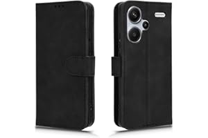 GOKEN Funda para Xiaomi Redmi Note 13 Pro Plus 5G (Pro+) Funda, Leather Folio Carcasa con Billetera, Magnética Premium PU/TPU Cuero FILP Case Cover con Soporte/Tapa Tarjetas Negro
