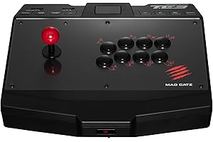 MADCATZ Mad Catz T.E.3 Fighting Stick Arcade Compatible PC, PS4, Nintendo Switch, Xbox Series S & X - Stick et Boutons Sanwa - Fightpad pour Jeu de Combat, Street fighter 6, Tekken, Super Smash Bros