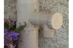 Capt'eau Récupérateur d'eau de Pluie pour Conduits Circulaire (Sable)