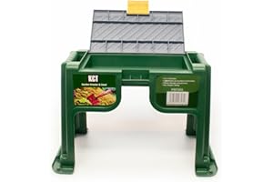 ATLION GARDEN KNEELER STOOL SEAT CHAIR 3 IN 1 PORTABLE TOOL STORAGE GARDENING PADDED
