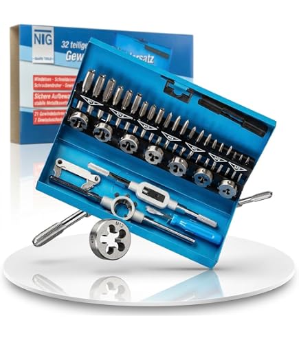 Eventus by Exact 10701 - Set per filettare, 21 pezzi, HSS 3-12 Eventus by Exact 10701 - Set per filettare, 21 pezzi, HSS 3-12