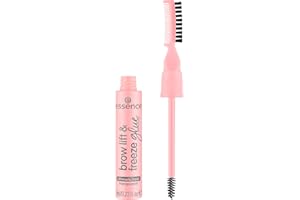 essence brow lift & freeze glue 01 Clear Control, gel sourcils transparent, tenue ultra-forte, fini naturel, applicateur 3-en-1, 7ml