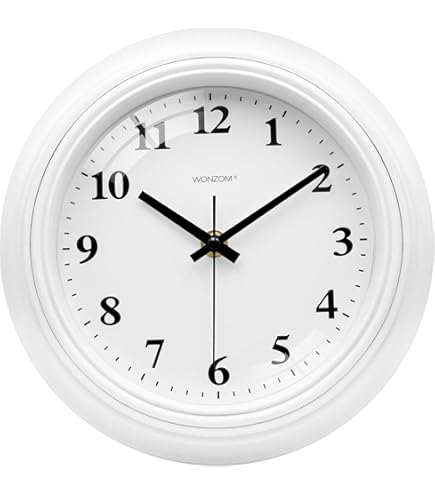 Vintage Wanduhr 30cm Blau Mit Holzoptik - Lautlos Für Wohnzimmer & Büro