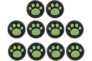 FASIENT1 Silikon Joystick Kappen,10 Stück Ersatz Schutzkappen Daumengriff Stick Rocker Cap,süße Cat Claw Design Daumengriffe Analoge Stick Grip Cap Joystick Kappe für Lite